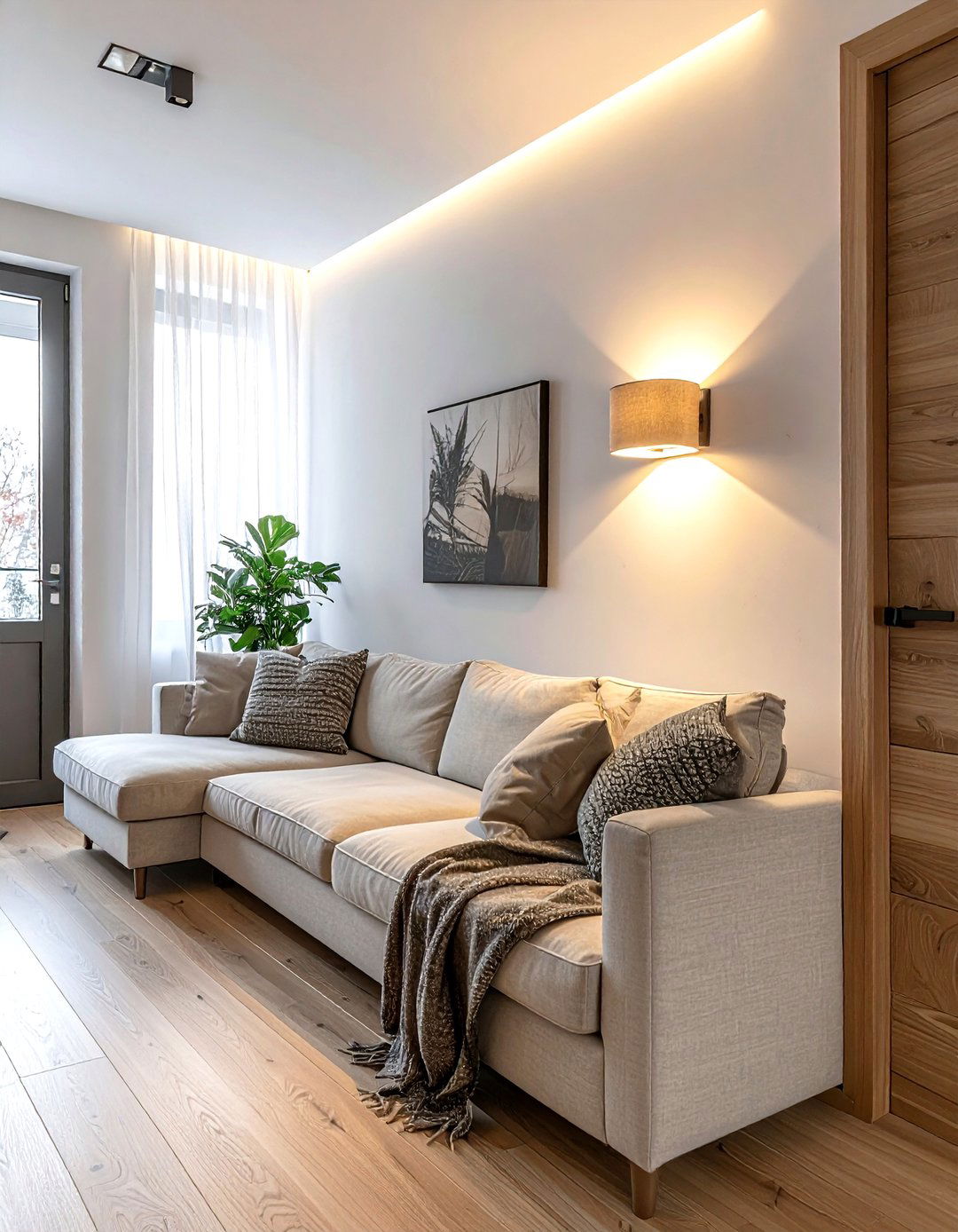 Flush Mount Wall Sconce - 30 living room wall lights