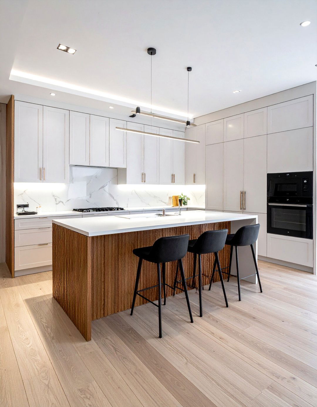 Fluted Cabinet - 30 editor's choice kitchen ideas