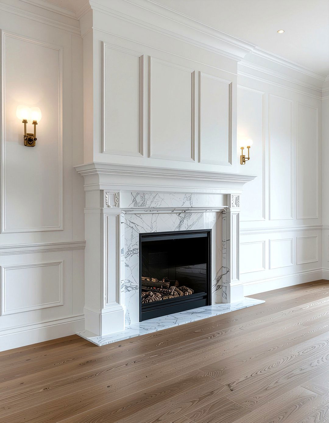 Fluted Fireplace Surround - 30 fireplace surround ideas