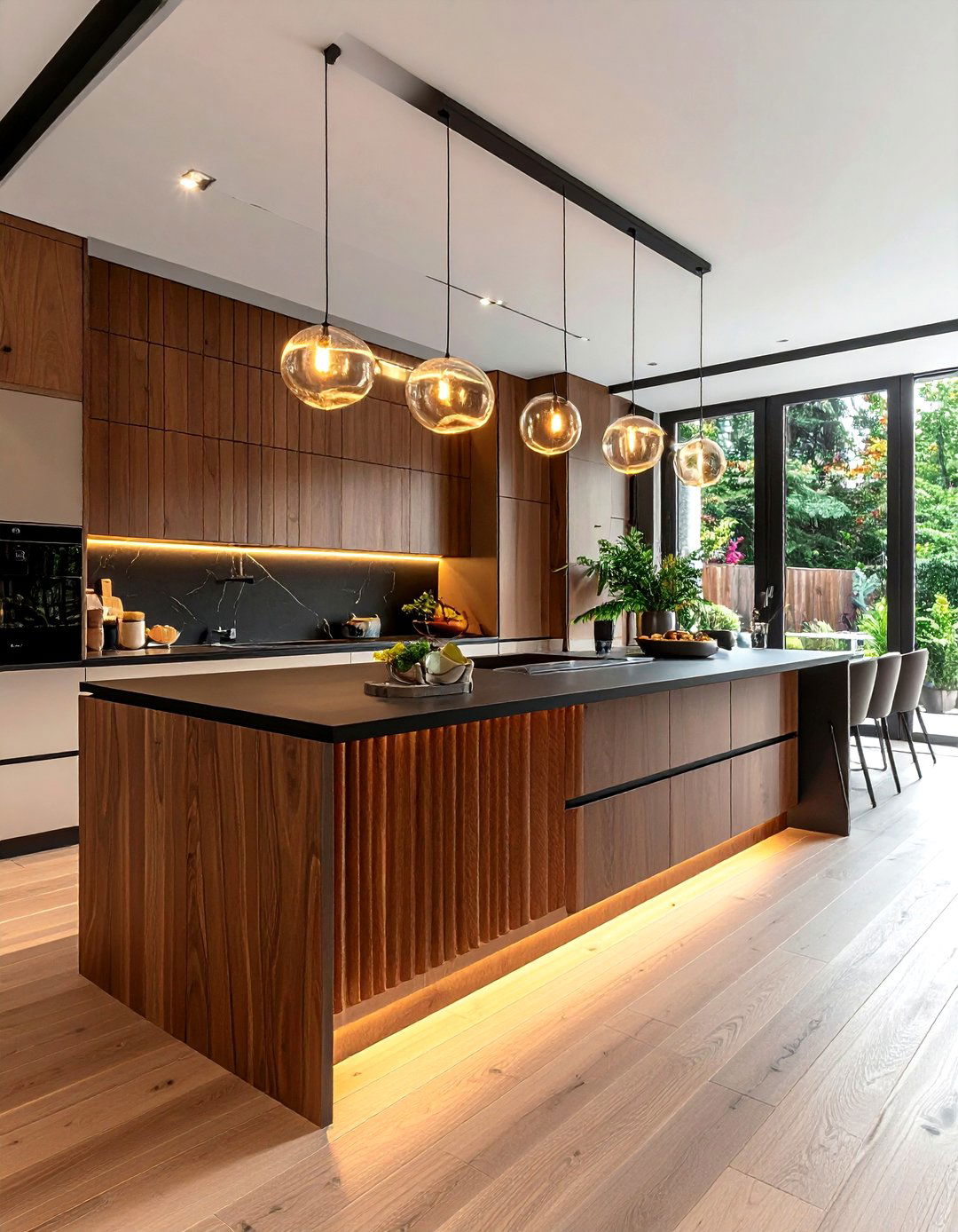 Fluted Kitchen Cabinetry - 30 high-end kitchen ideas