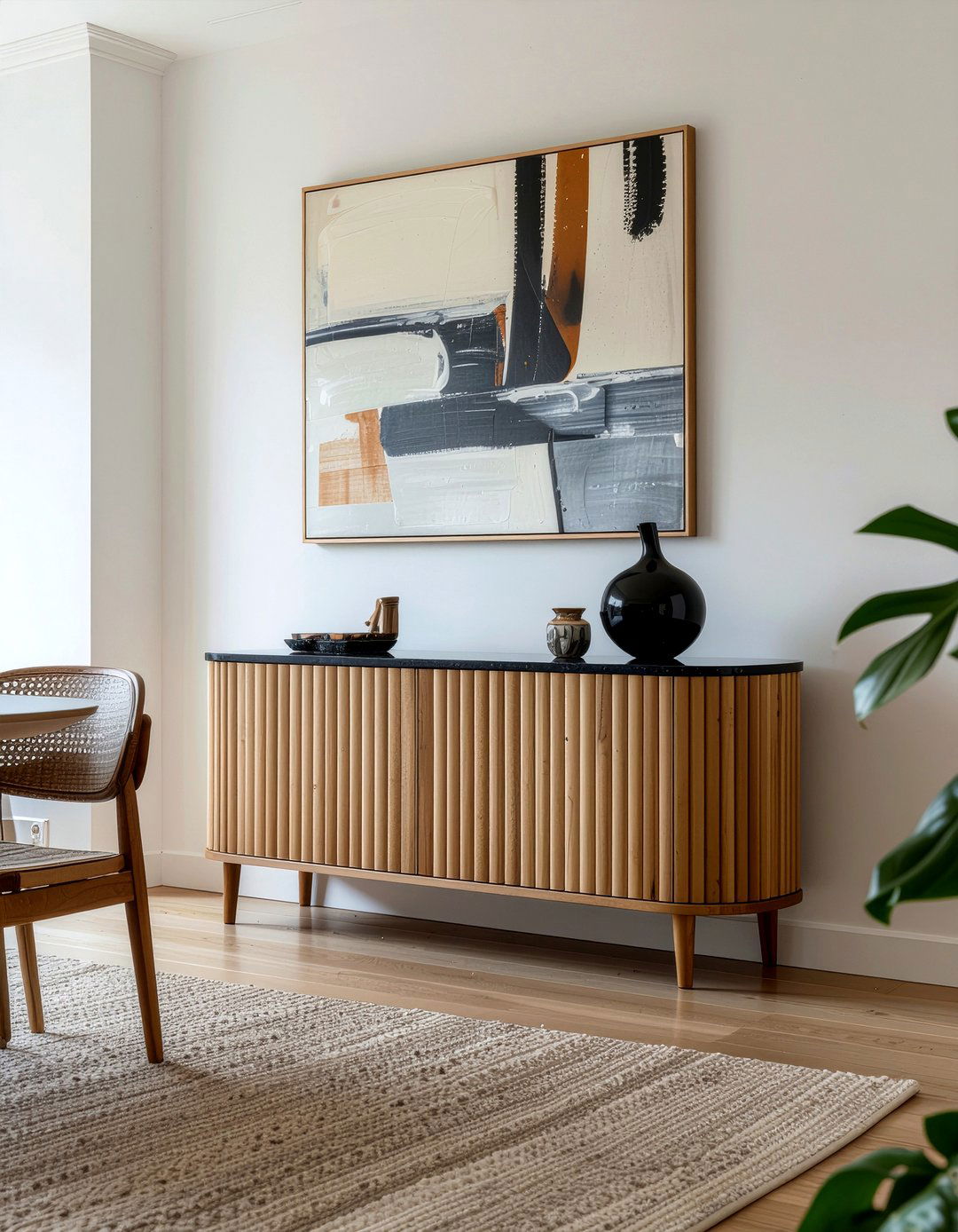 Fluted Sideboard - 30 living room contemporary furniture ideas