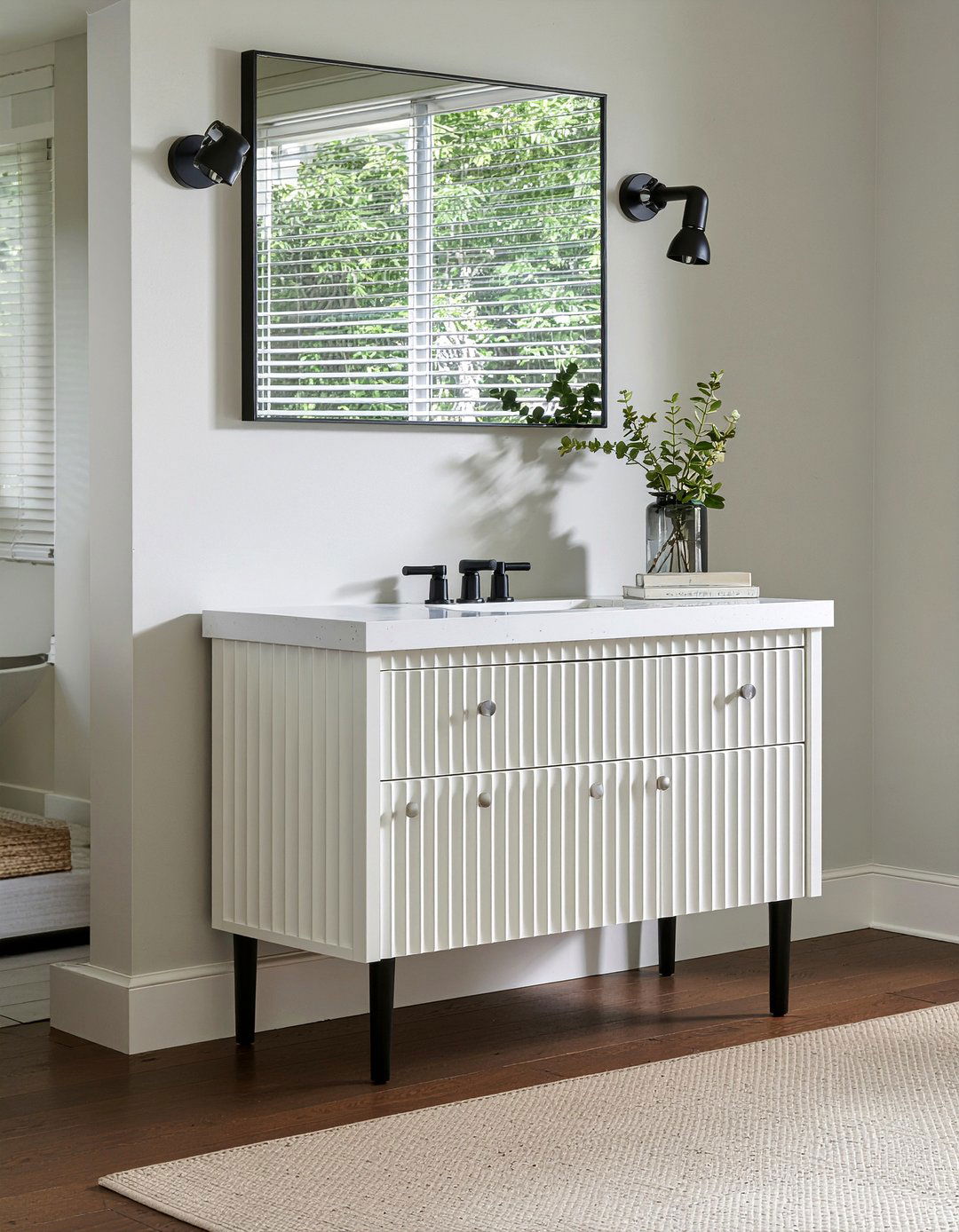 Fluted Vanity - 30 bathroom inspo ideas