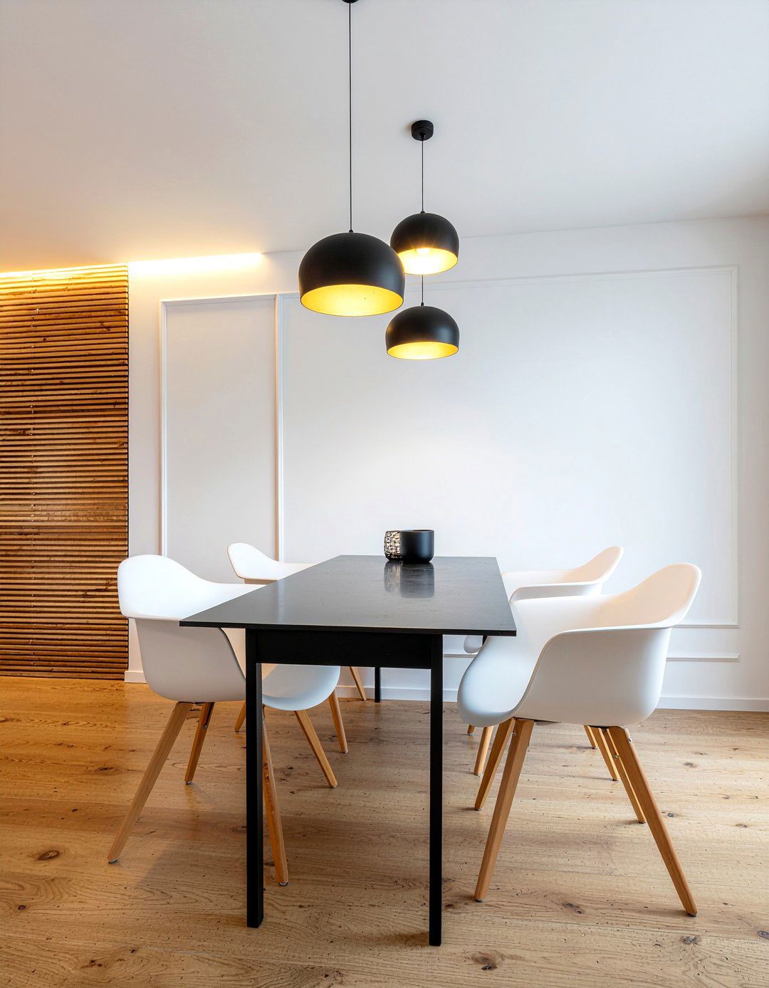 Fluted Wall Paneling - 30 current dining room ideas