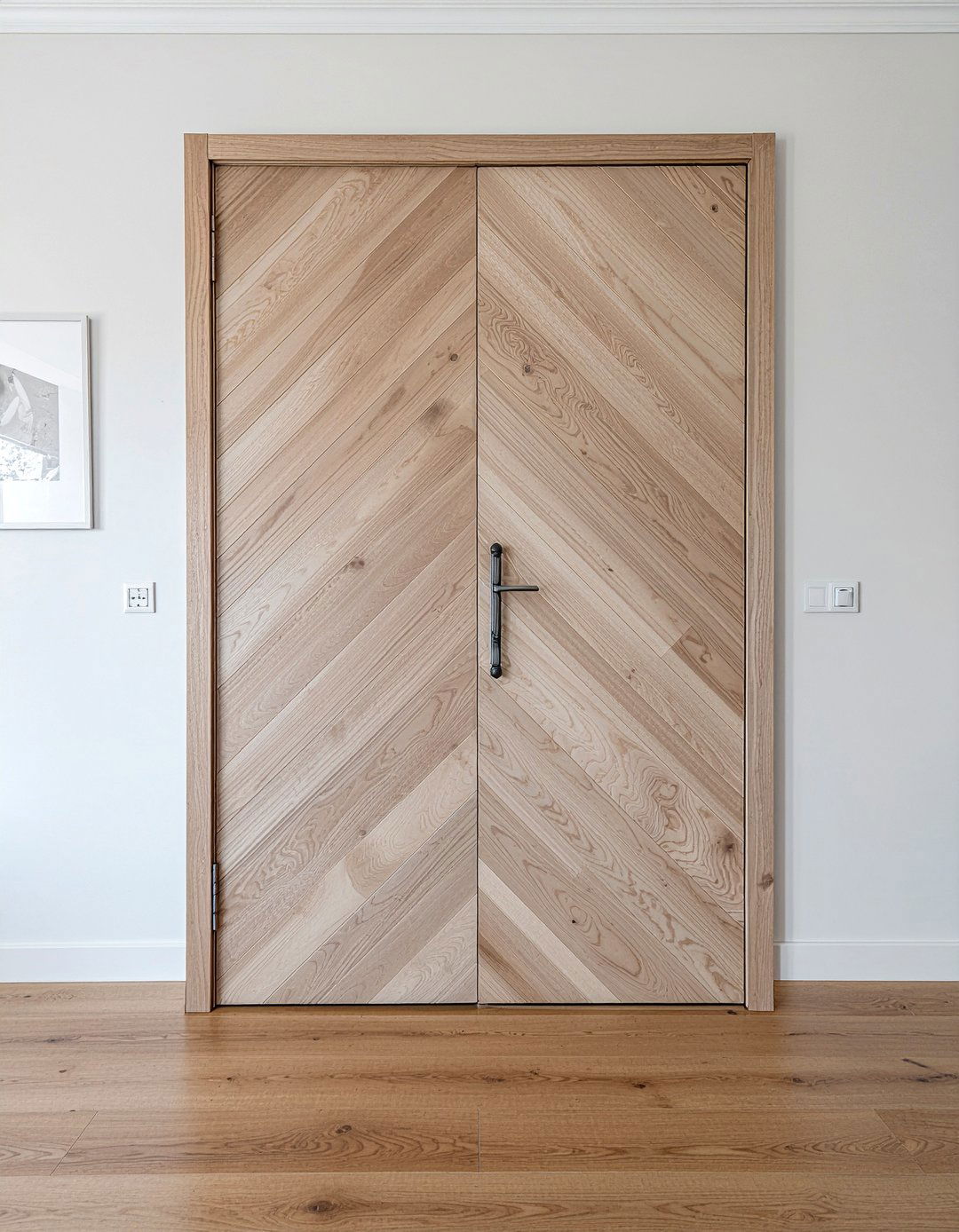 Fluted Wood Door - 30 bedroom closet doors