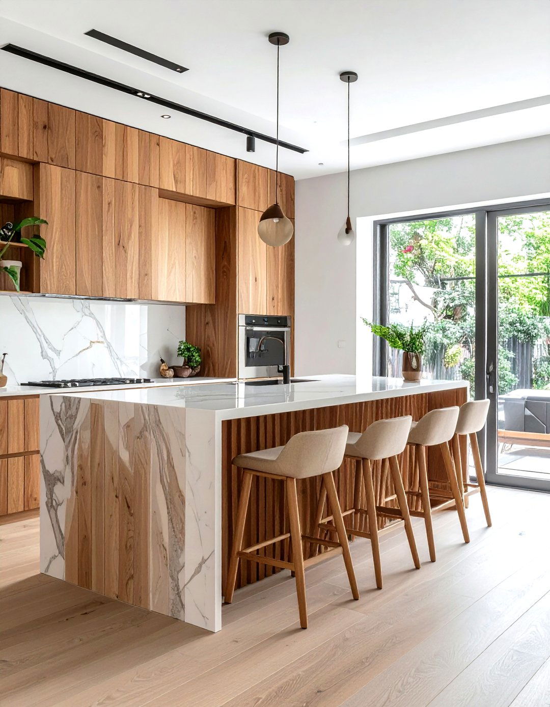 Fluted Wood Panel - 30 designer home decor ideas