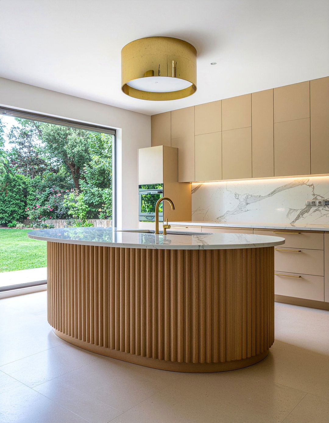 Fluted Wood Paneling - 30 award-winning kitchen ideas