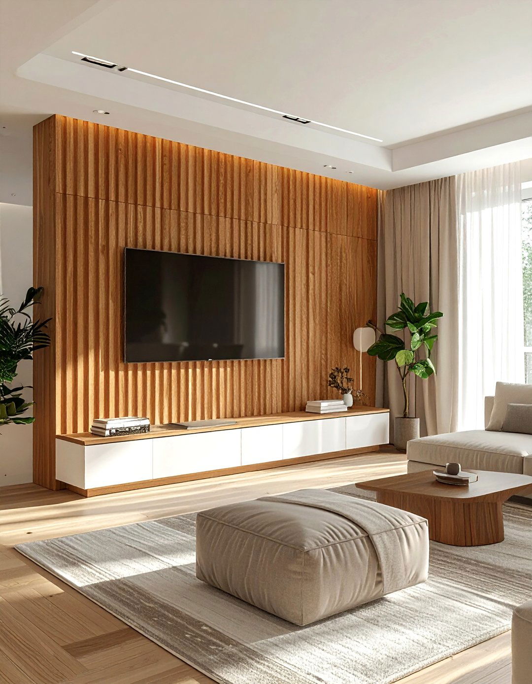 Fluted Wood Wall - 30 new home decor ideas