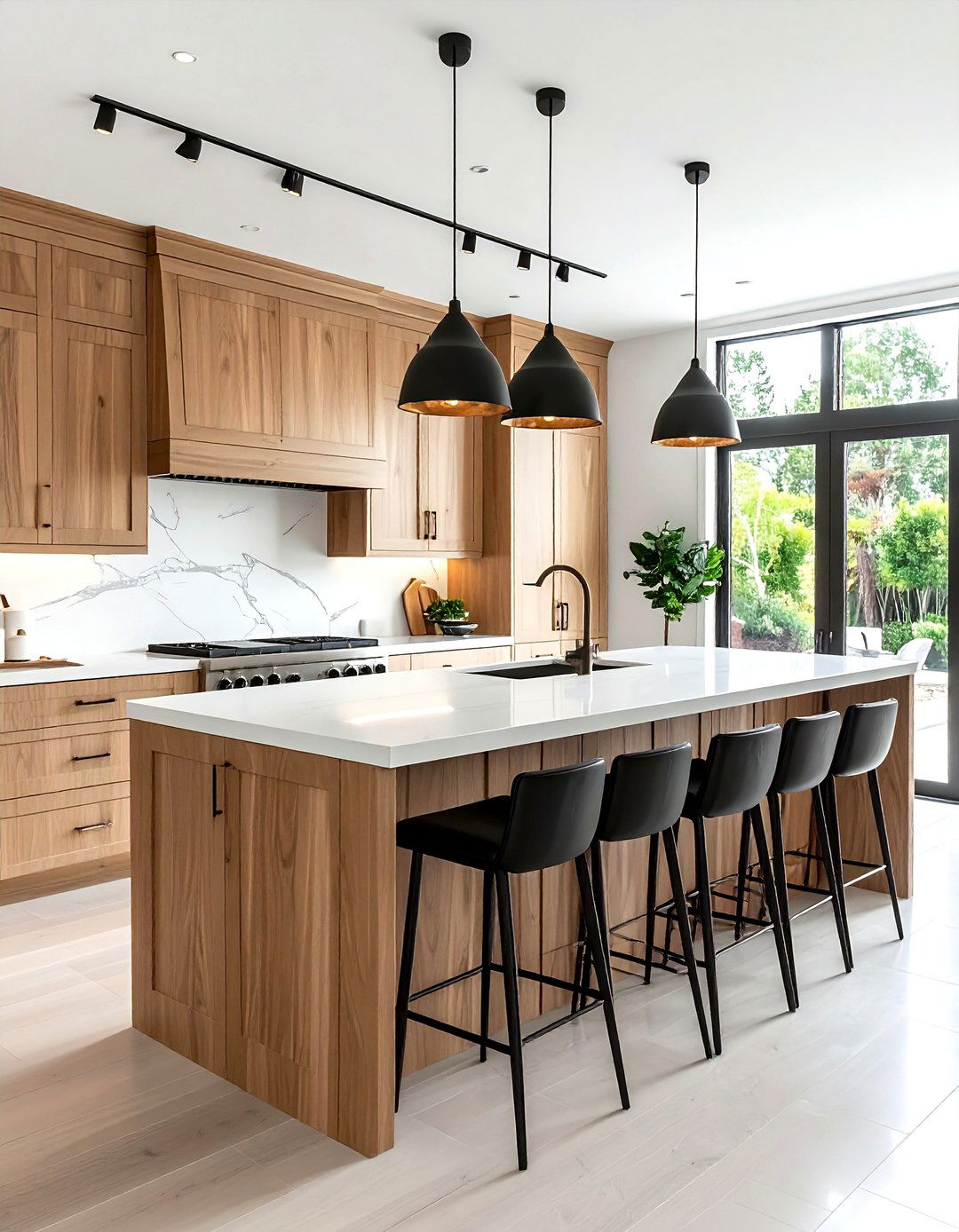 Fluted cabinet doors - 30 DIY kitchen cabinet ideas