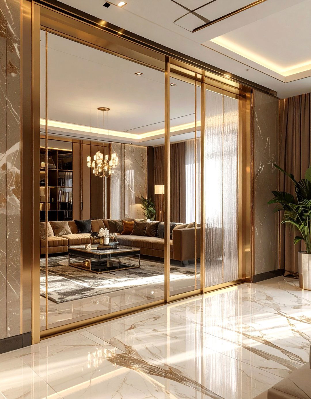 Fluted glass pocket door - 30 living room pocket doors