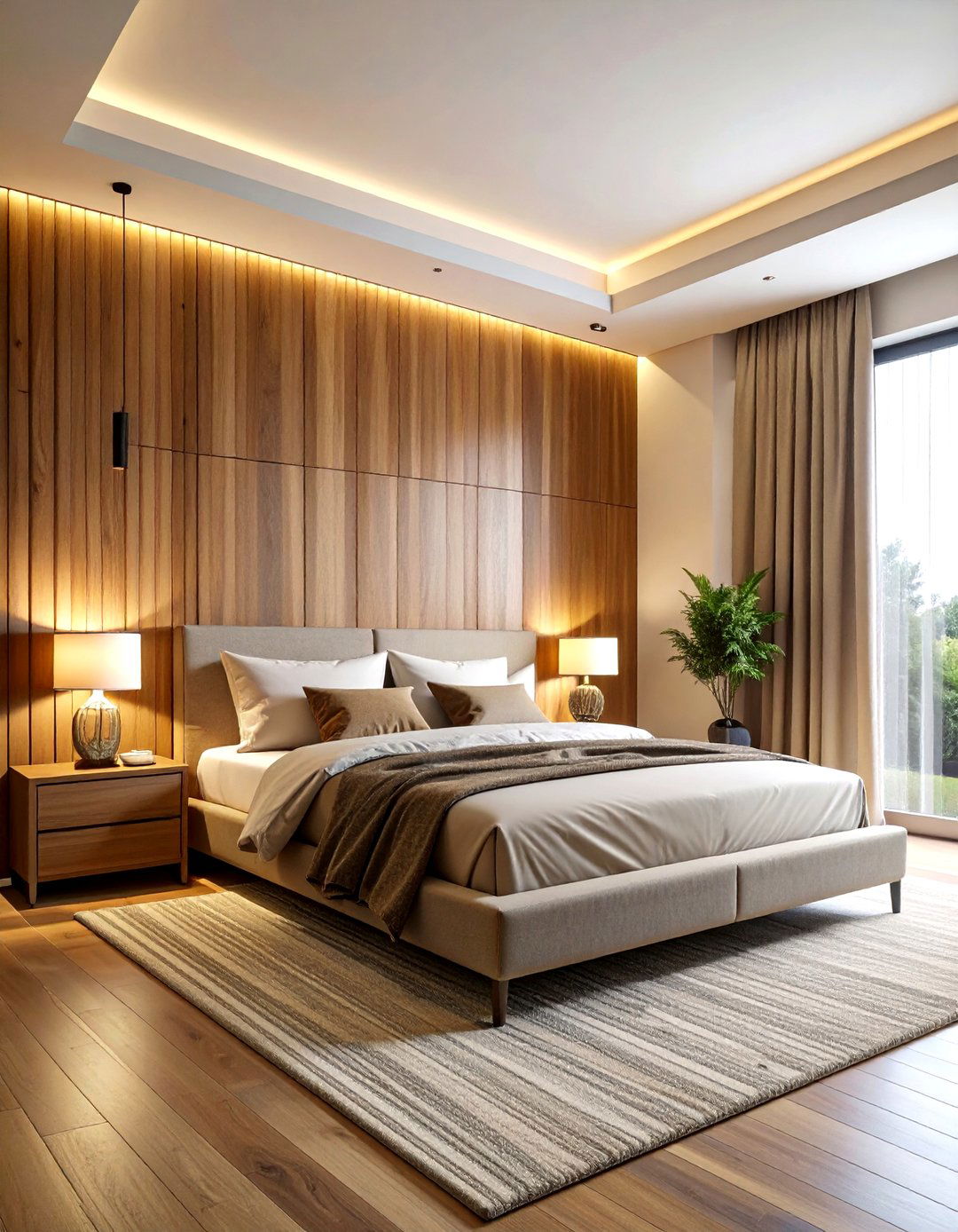 Fluted wood paneling - 30 decor glow-up ideas