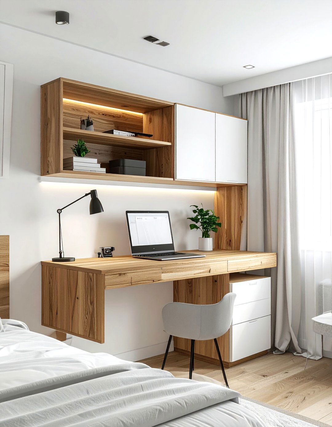 Fold Down Desk Bedroom - 30 small bedroom ideas