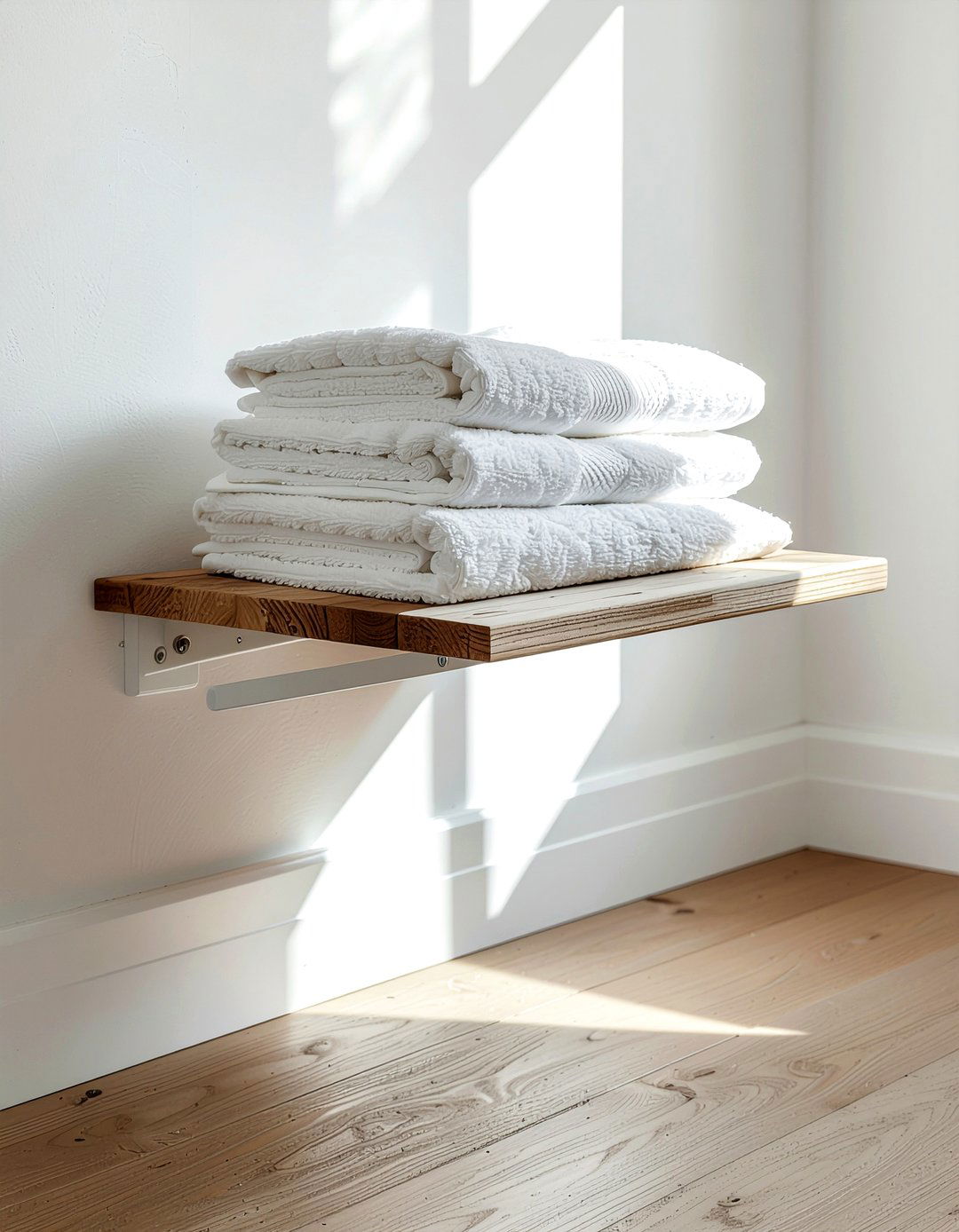 Fold Down Folding Table - 30 laundry room organization ideas