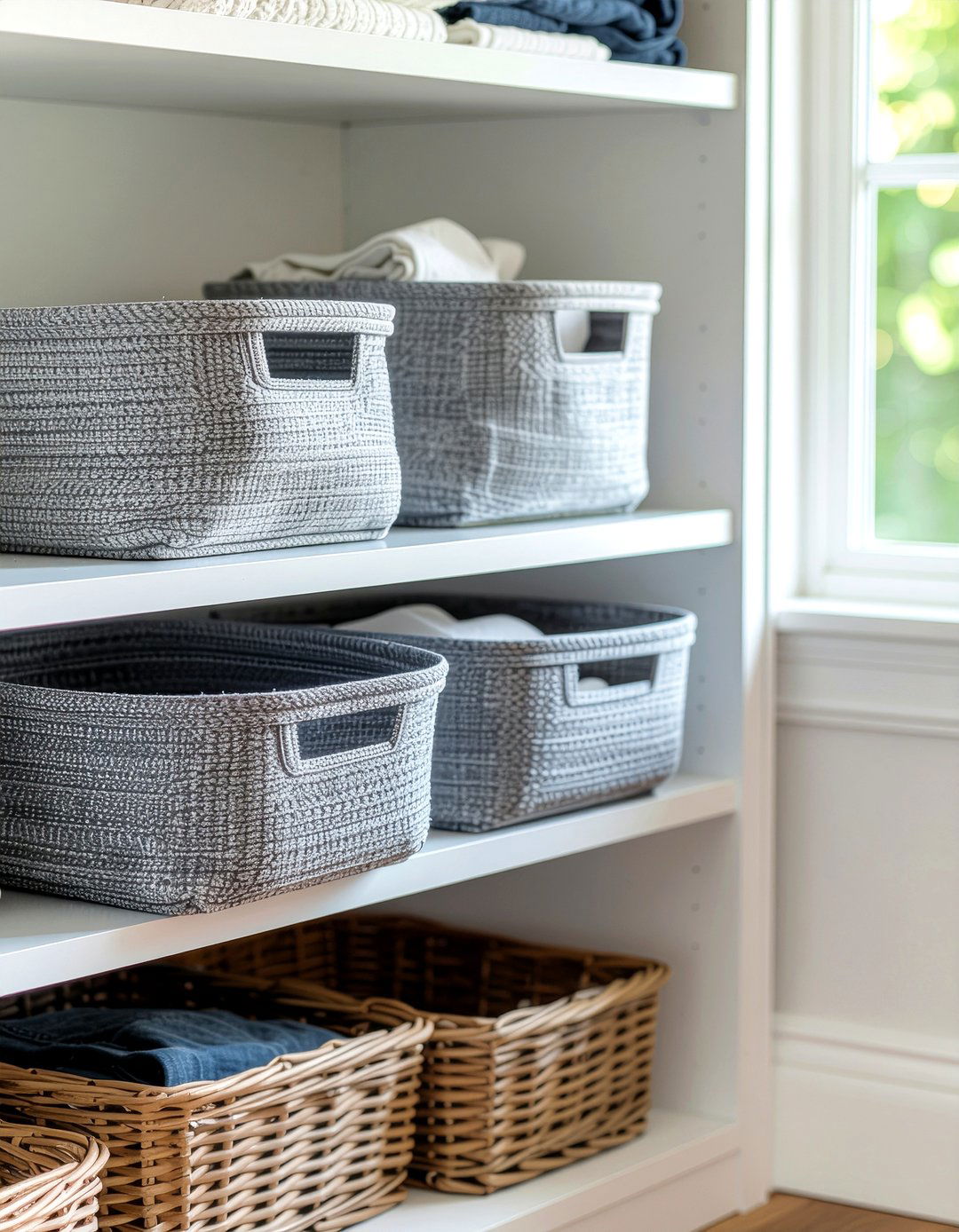 Foldable storage bin - 30 bedroom storage tips