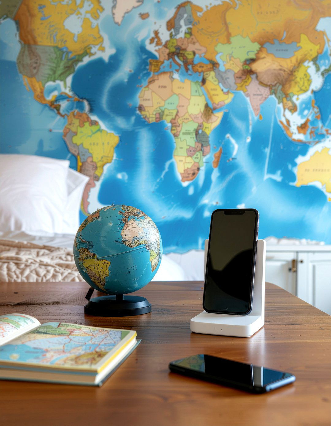 Foldable wireless charging dock - 30 bedroom charging stations