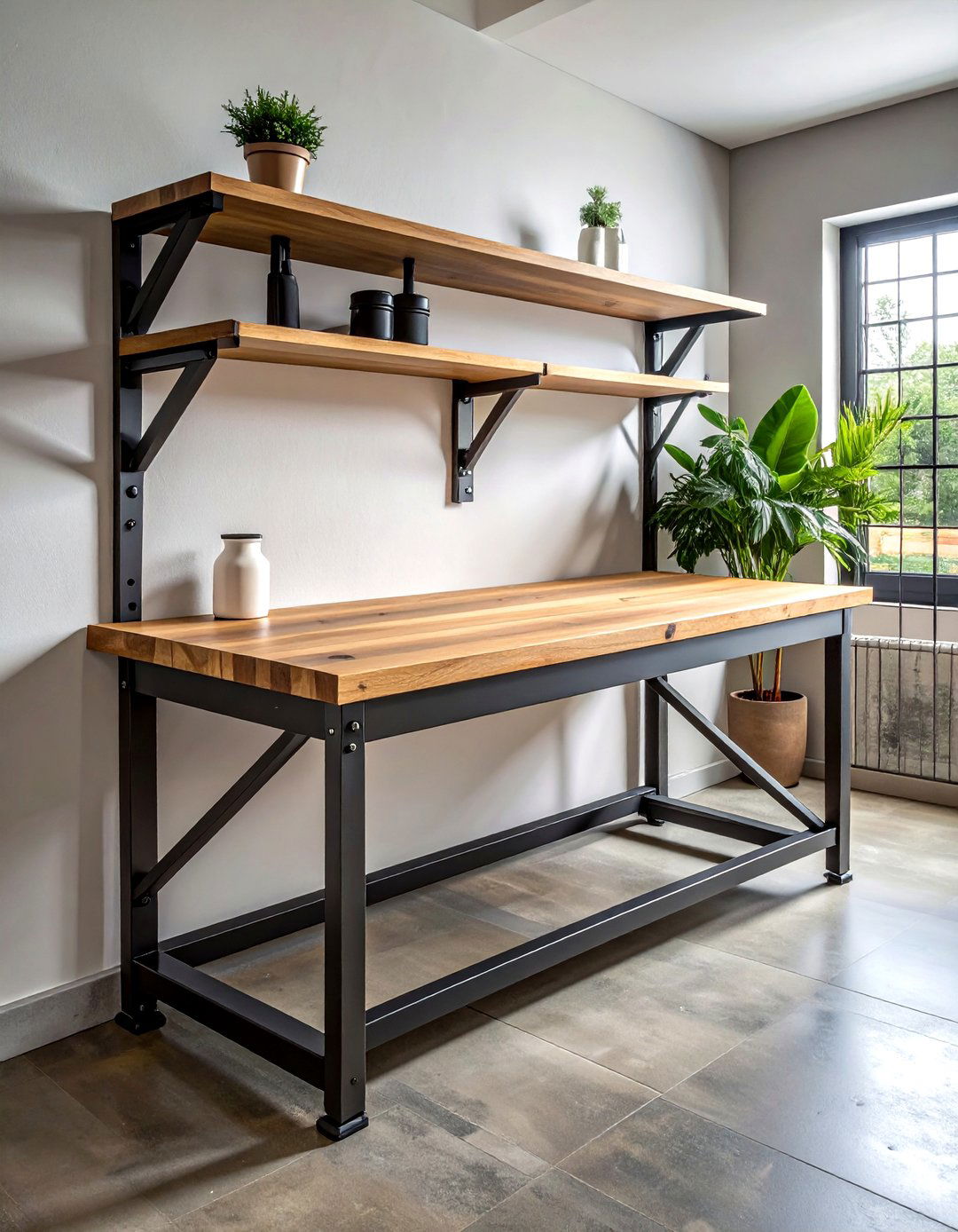 Foldable workbench - 30 garage organization ideas