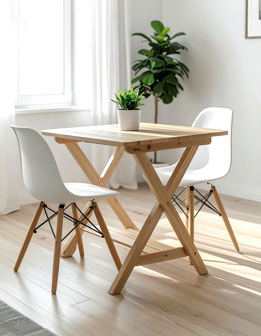 Folding Dining Table - 30 flexible dining room ideas
