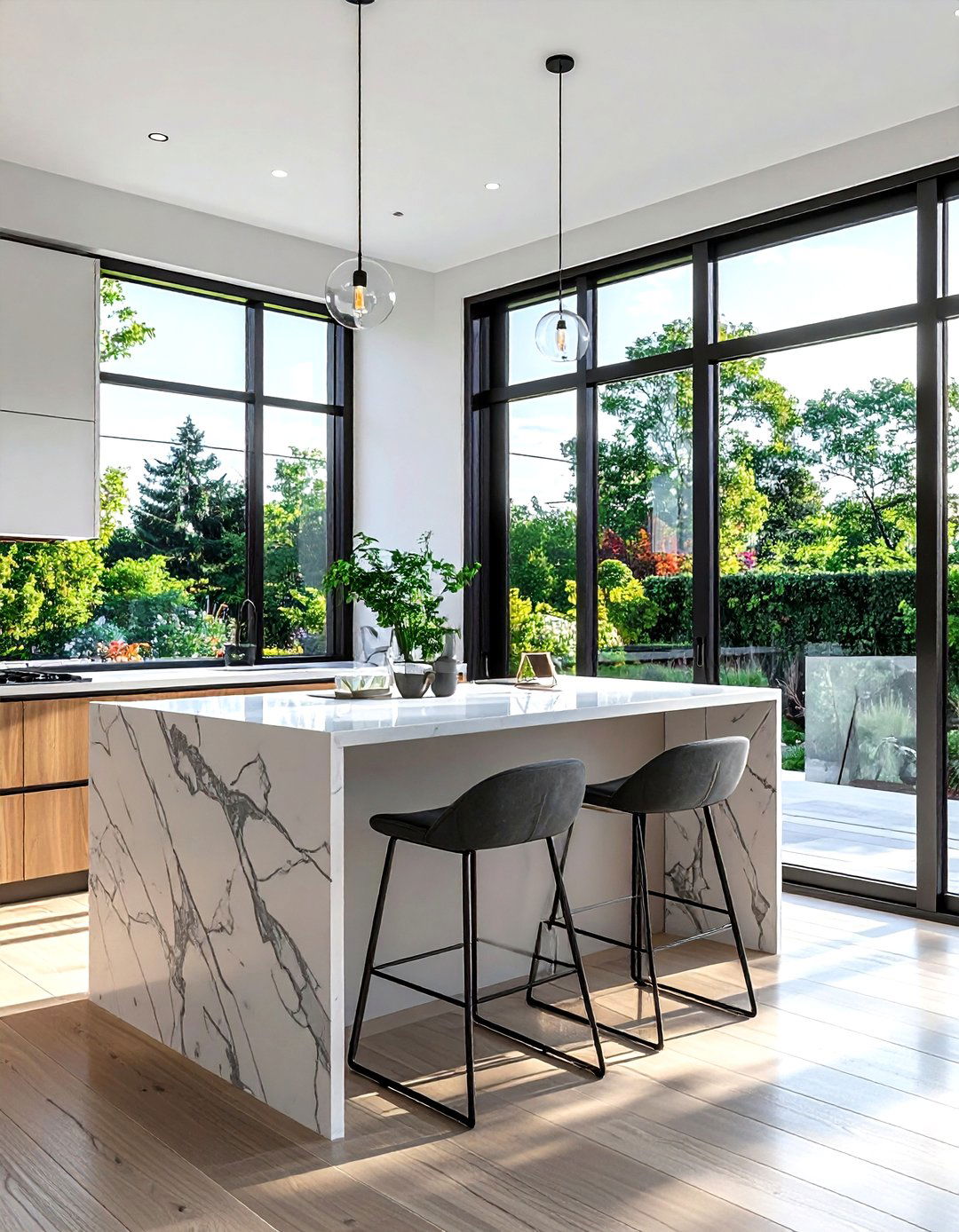 Folding Glass Kitchen Window - 30 kitchen pass-through window ideas