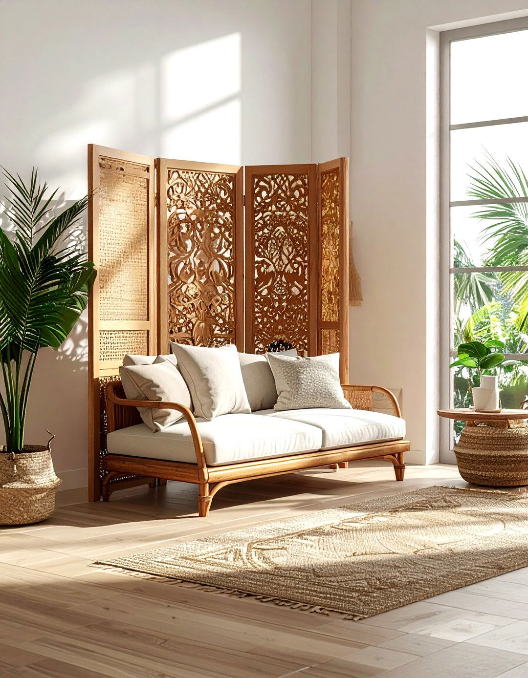 Folding Room Divider - 30 temporary decor ideas