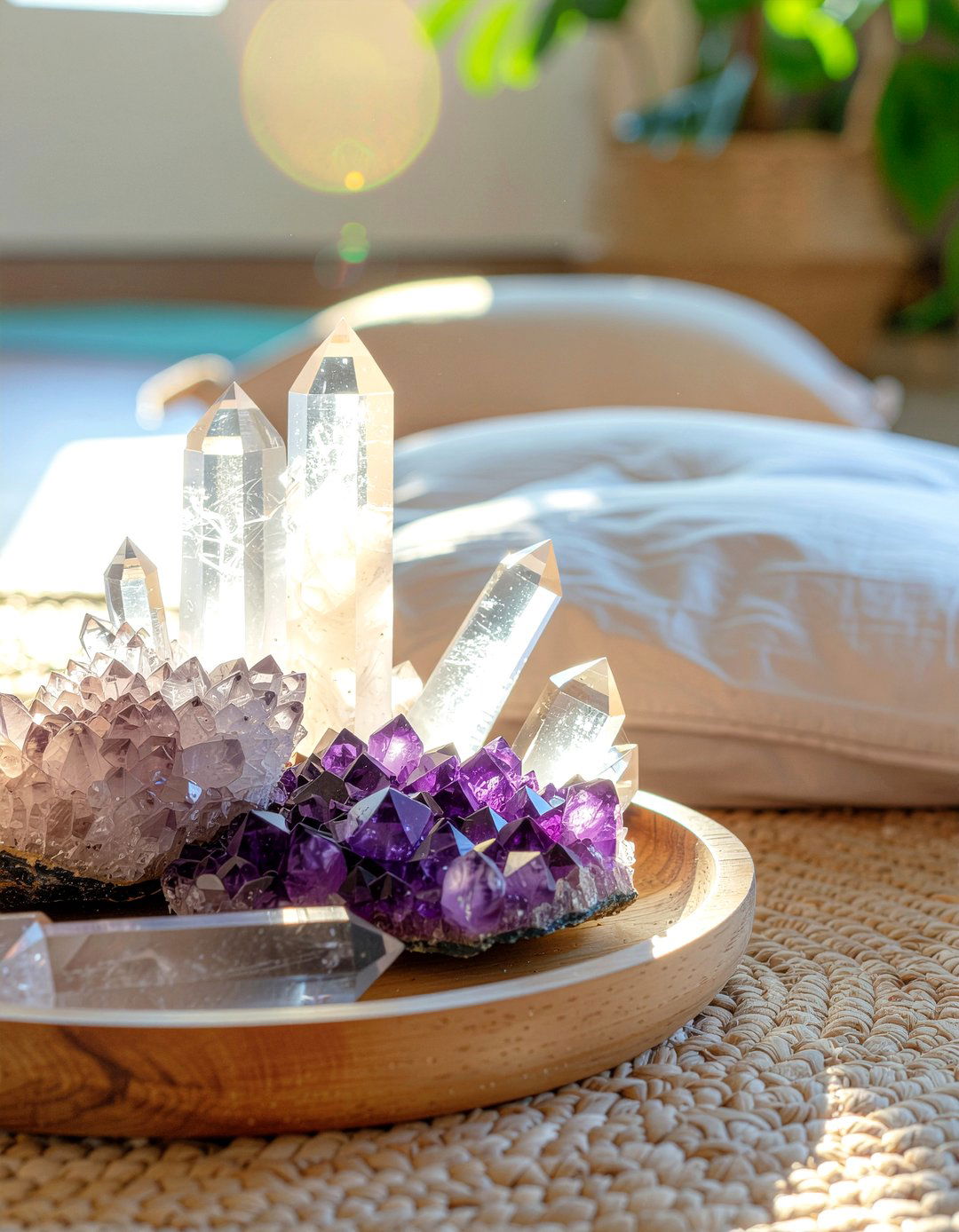 Folding Room Divider - 30 yoga bedroom ideas