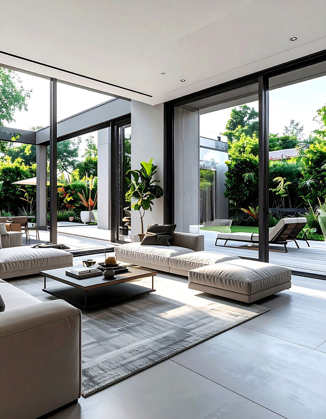 Folding Window - 30 living room window ideas