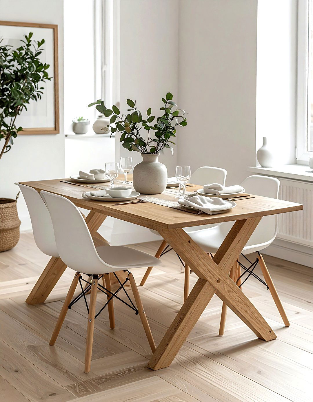 Folding dining table - 30 temporary dining room ideas