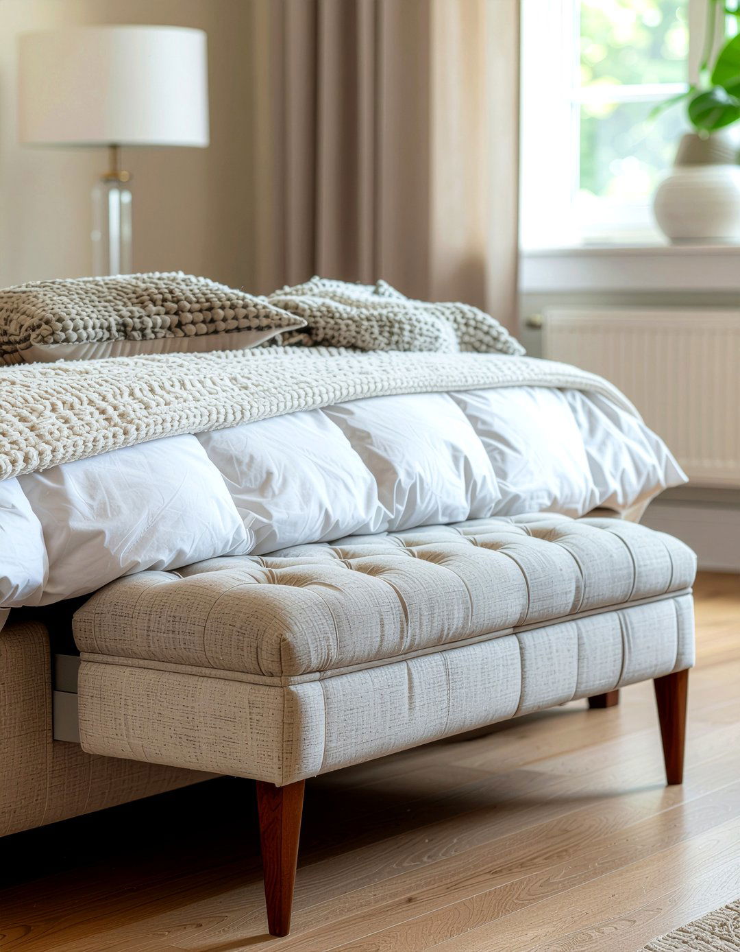 Foot Of Bed Bench - 30 bedroom hidden storage ideas