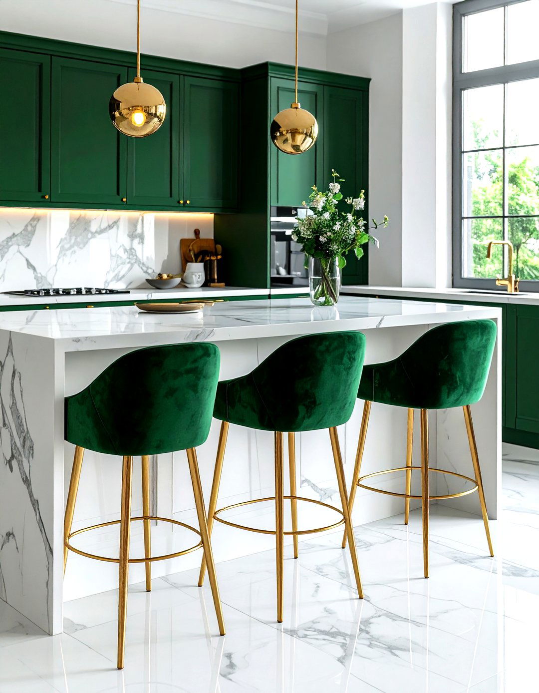 30 Stunning Forest Green Kitchen Ideas to Transform Cooking