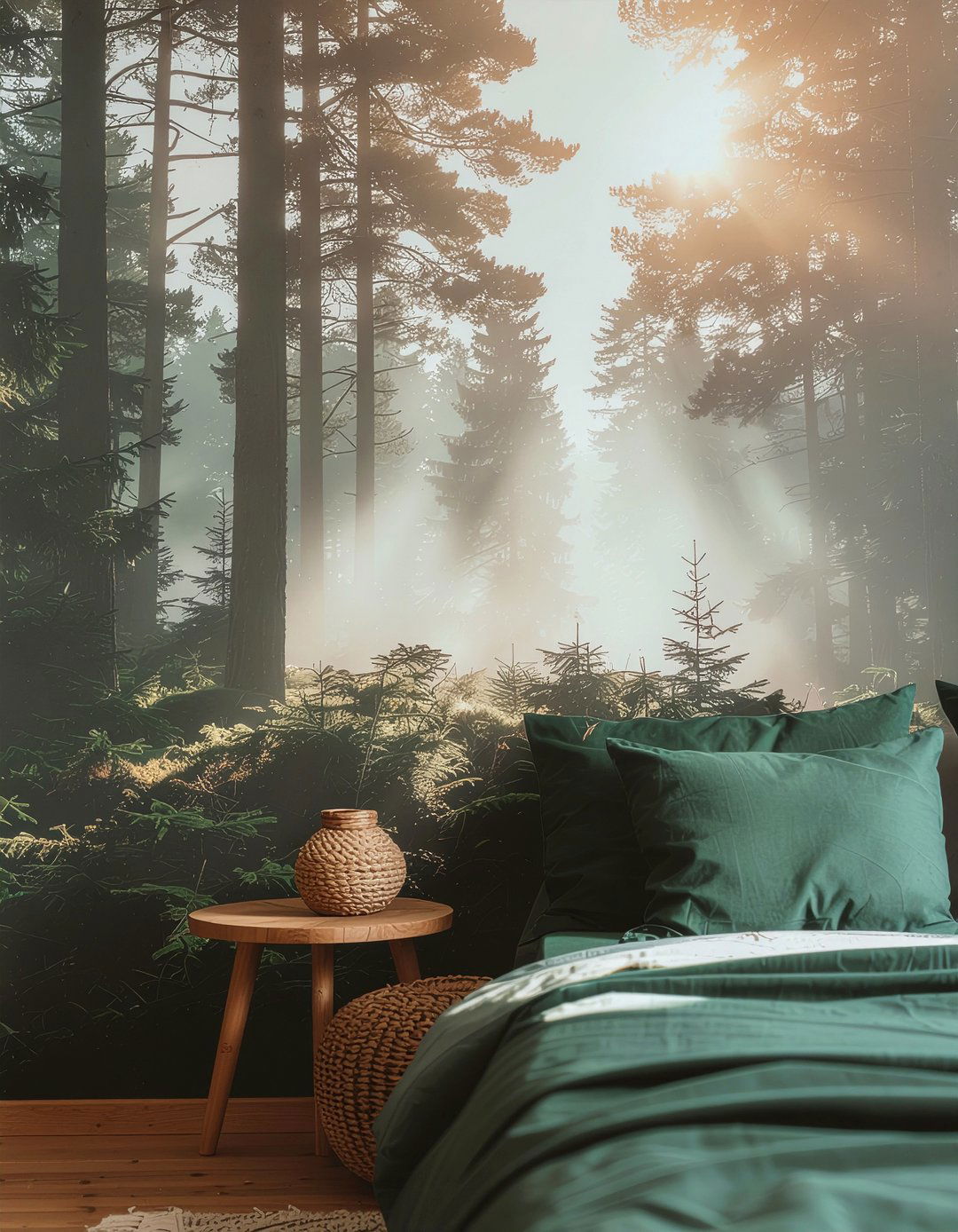 Forest Mural Wallpaper - 30 bedroom removable wallpapers