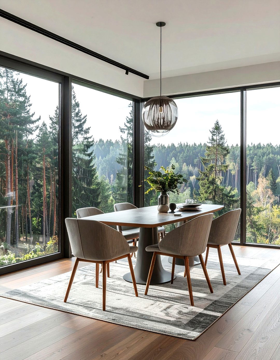Forest View Dining Room - 30 forest dining room ideas