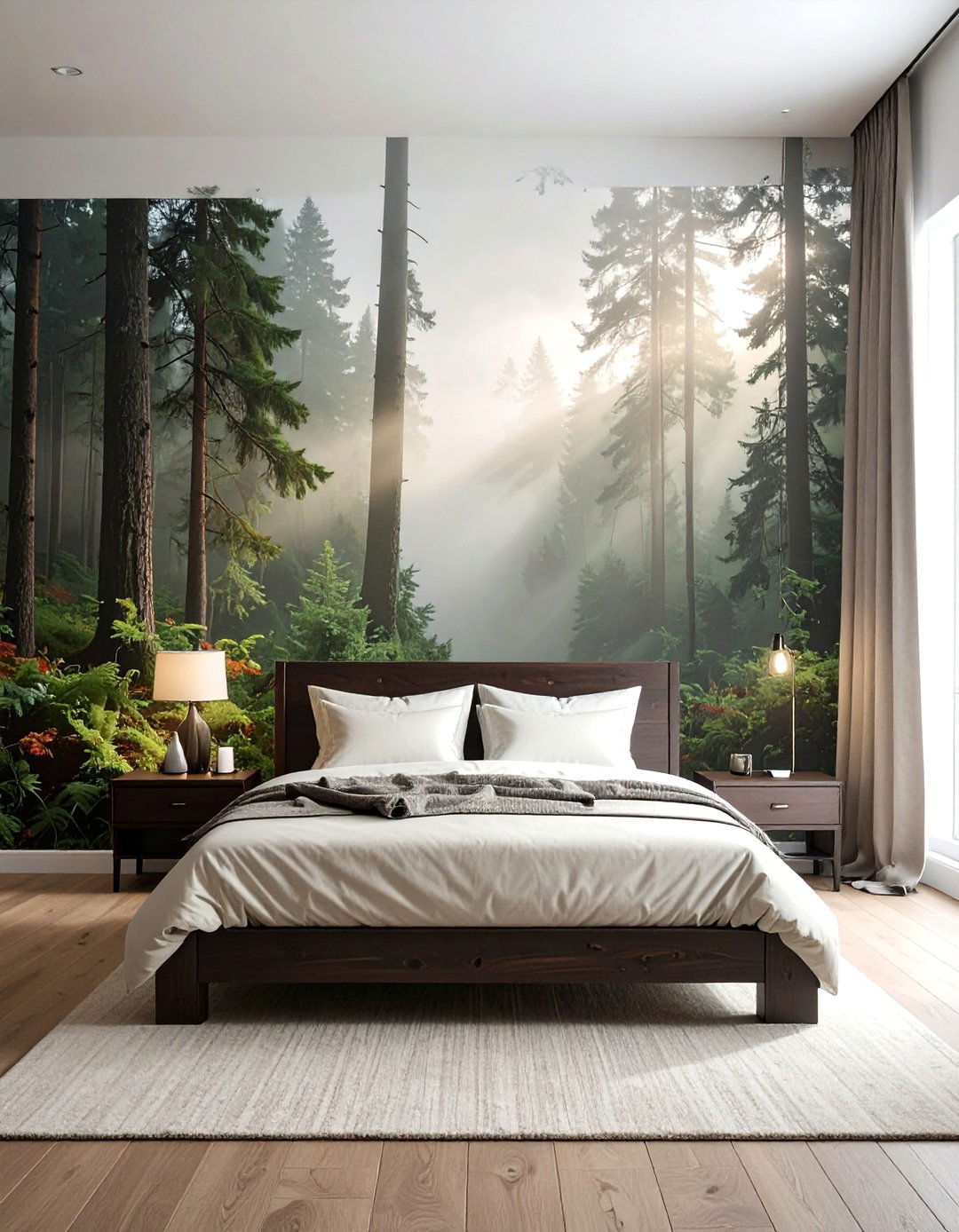 Forest Wallpaper - 30 woodland decor ideas