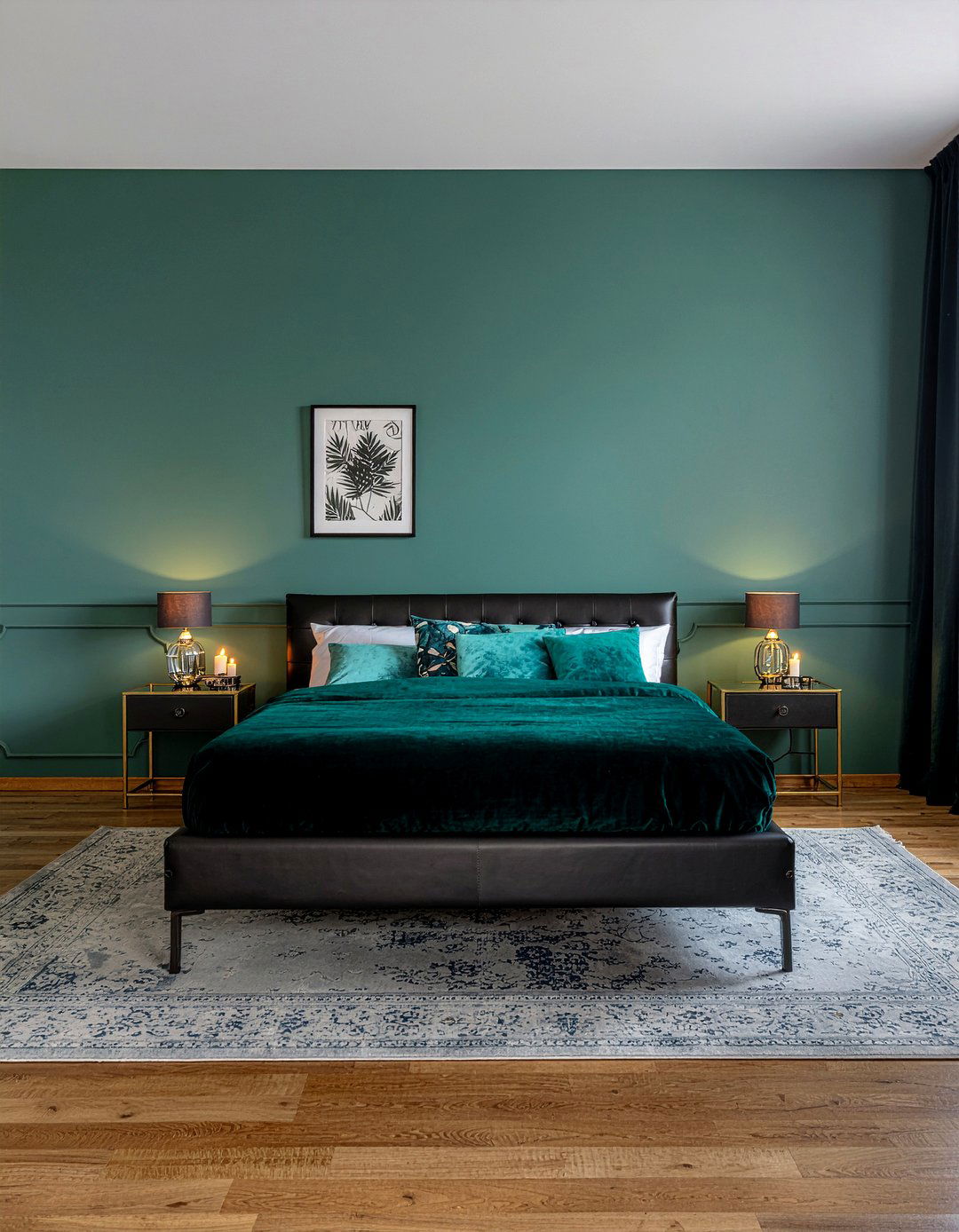 Forest green bedroom - 30 bedroom color ideas
