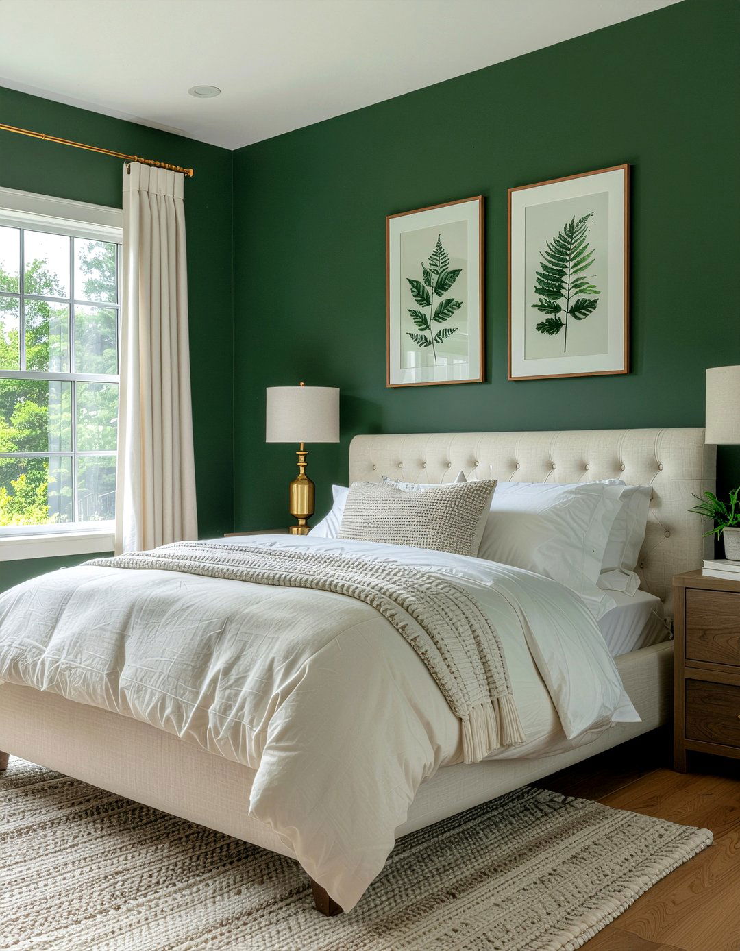 Forest green bedroom - 30 gender neutral bedroom ideas