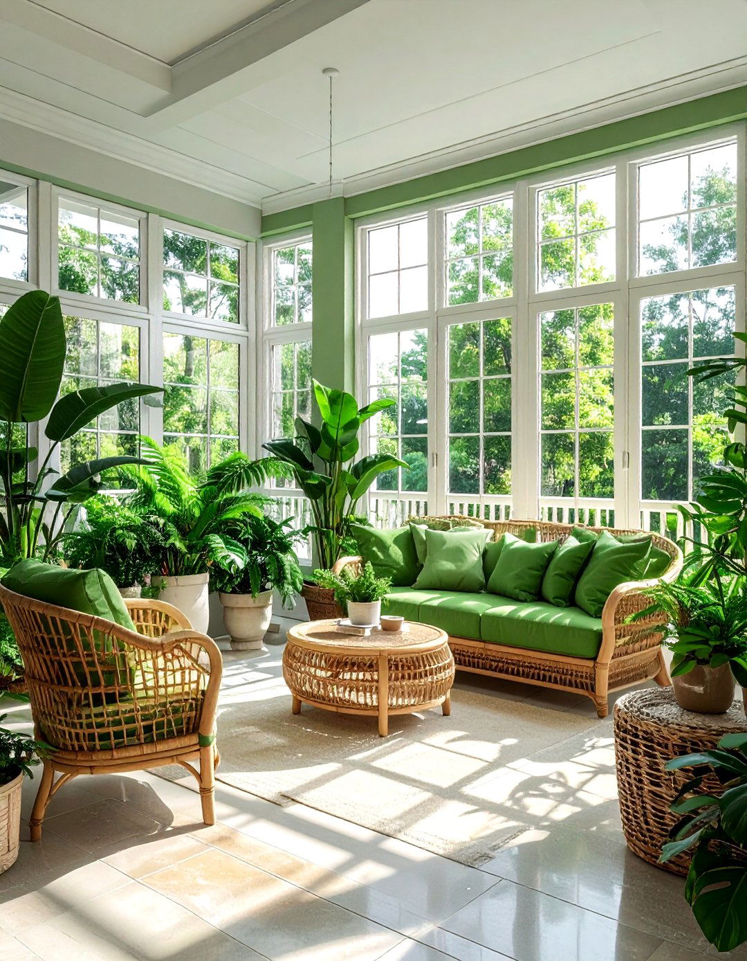 Forest green sunroom - 30 forest green decor ideas