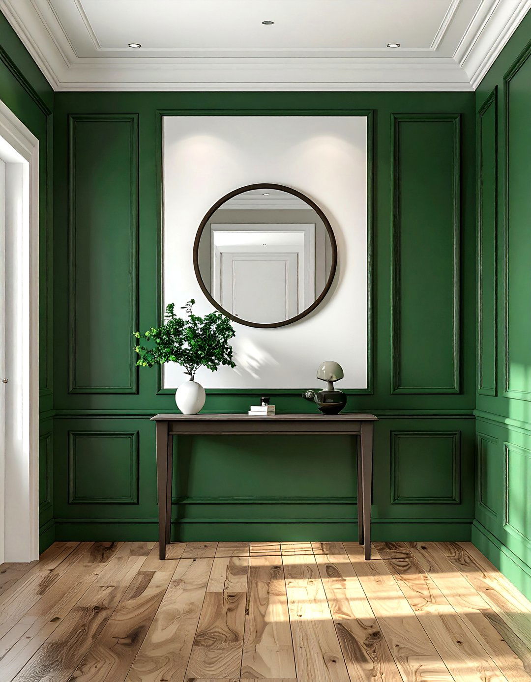 Forest green wainscoting - 30 forest green decor ideas