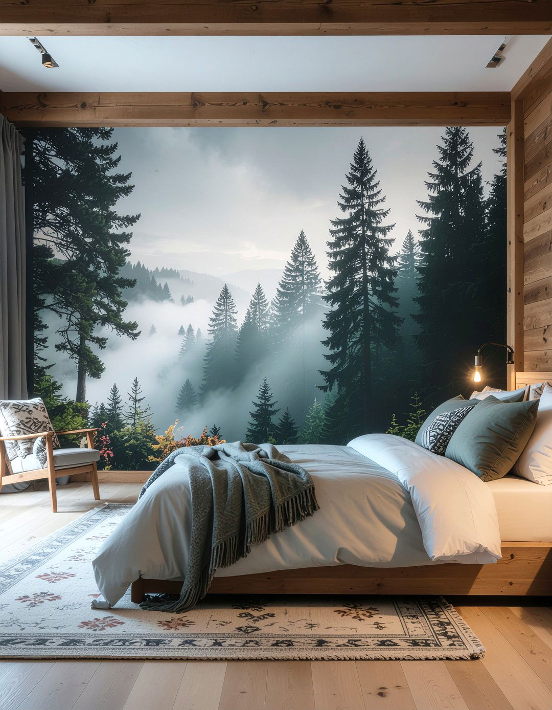 Forest wallpaper - 30 bedroom wallpapers