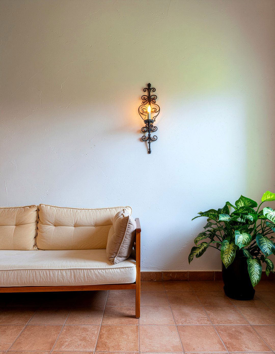 Forged Iron Wall Sconce - 30 living room Mexican furniture ideas