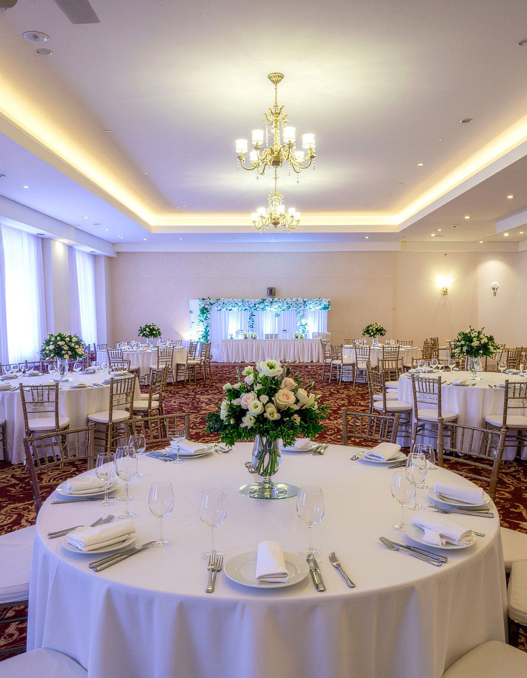 Formal Banquet Hall Rehearsal Dinner - 30 dining room rehearsal dinner ideas