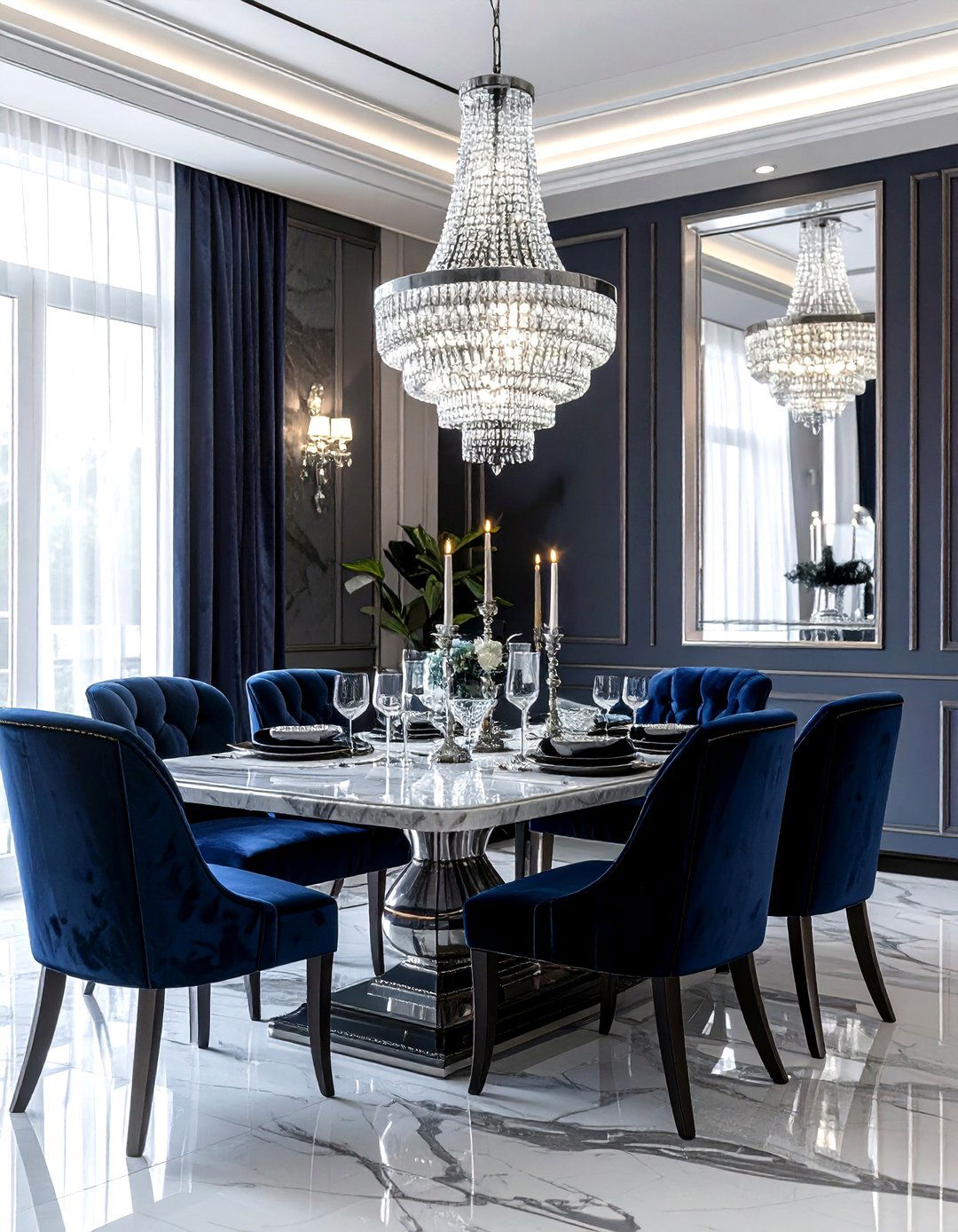 Formal Dining Room - 30 lantern chandelier dining room ideas