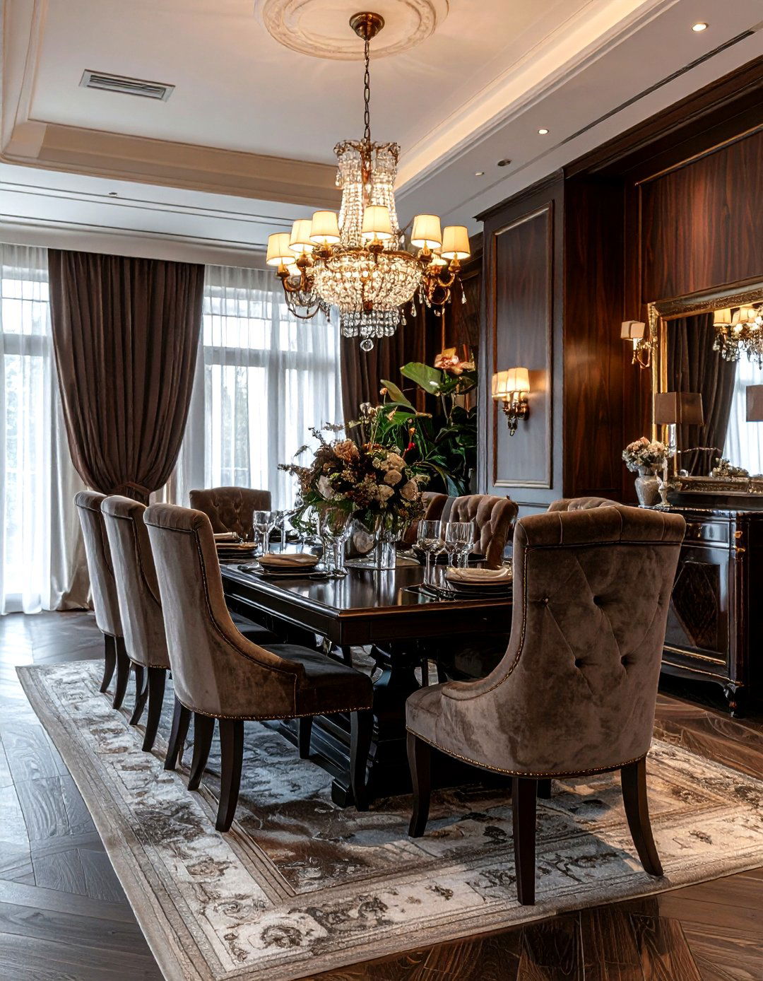 Formal Dining Room - 30 model home dining room ideas