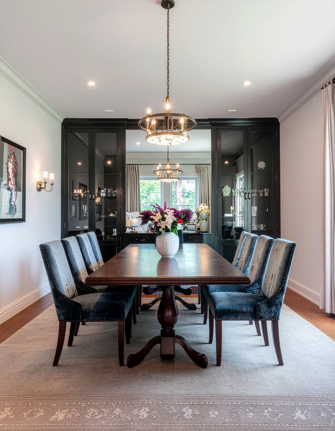 Formal Dining Room Symmetry - 30 dining room balance ideas