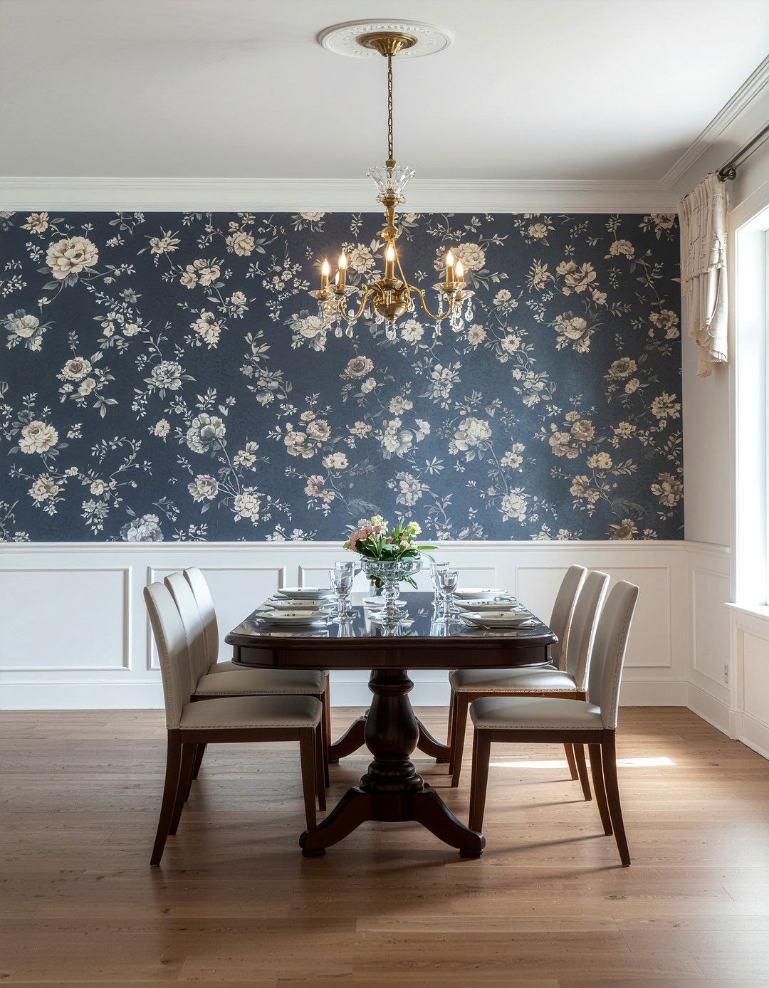 Formal Dining Room Wallpaper - 30 custom home dining room ideas