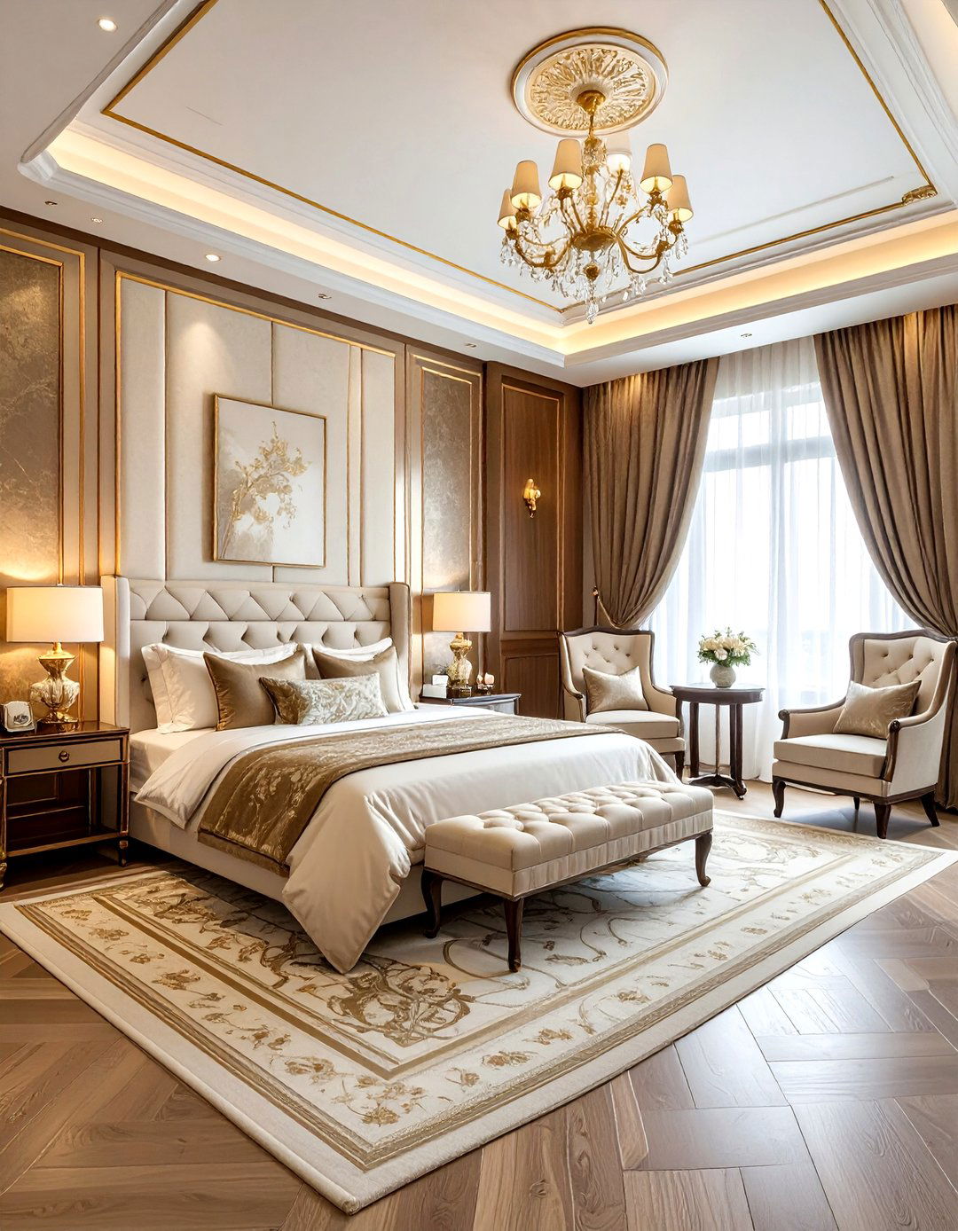 Formal Luxury Bedroom - 30 mansion bedroom ideas