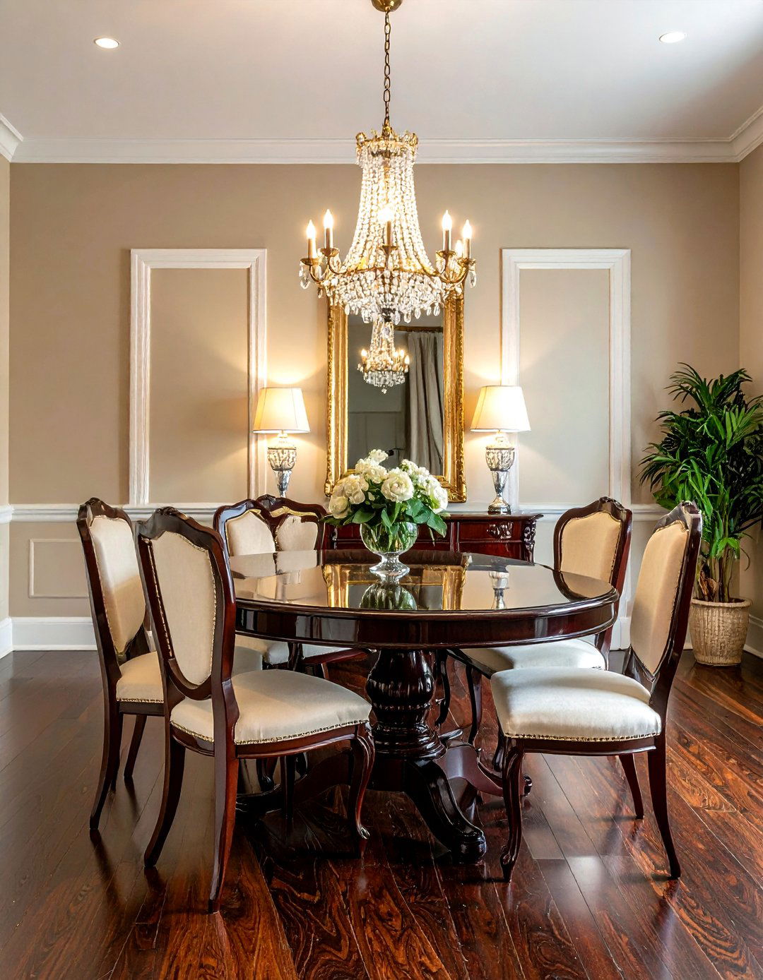 Formal Mahogany Dining Room - 30 Charleston dining room ideas