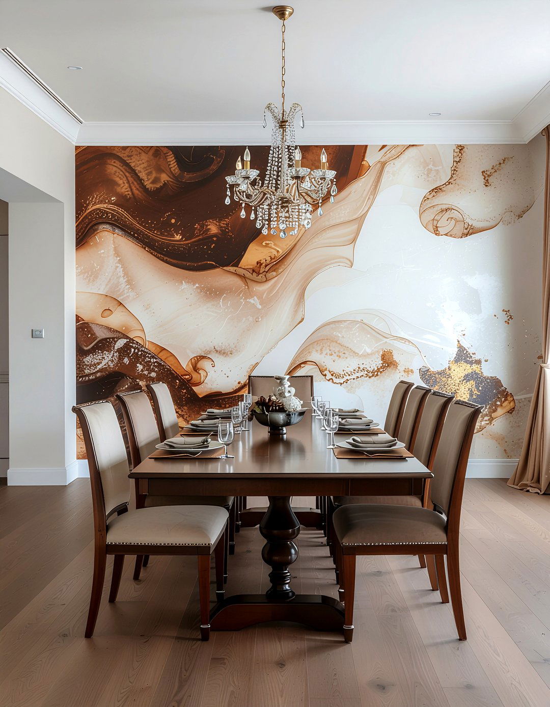 Formal Rust Dining Room - 30 rust dining room ideas