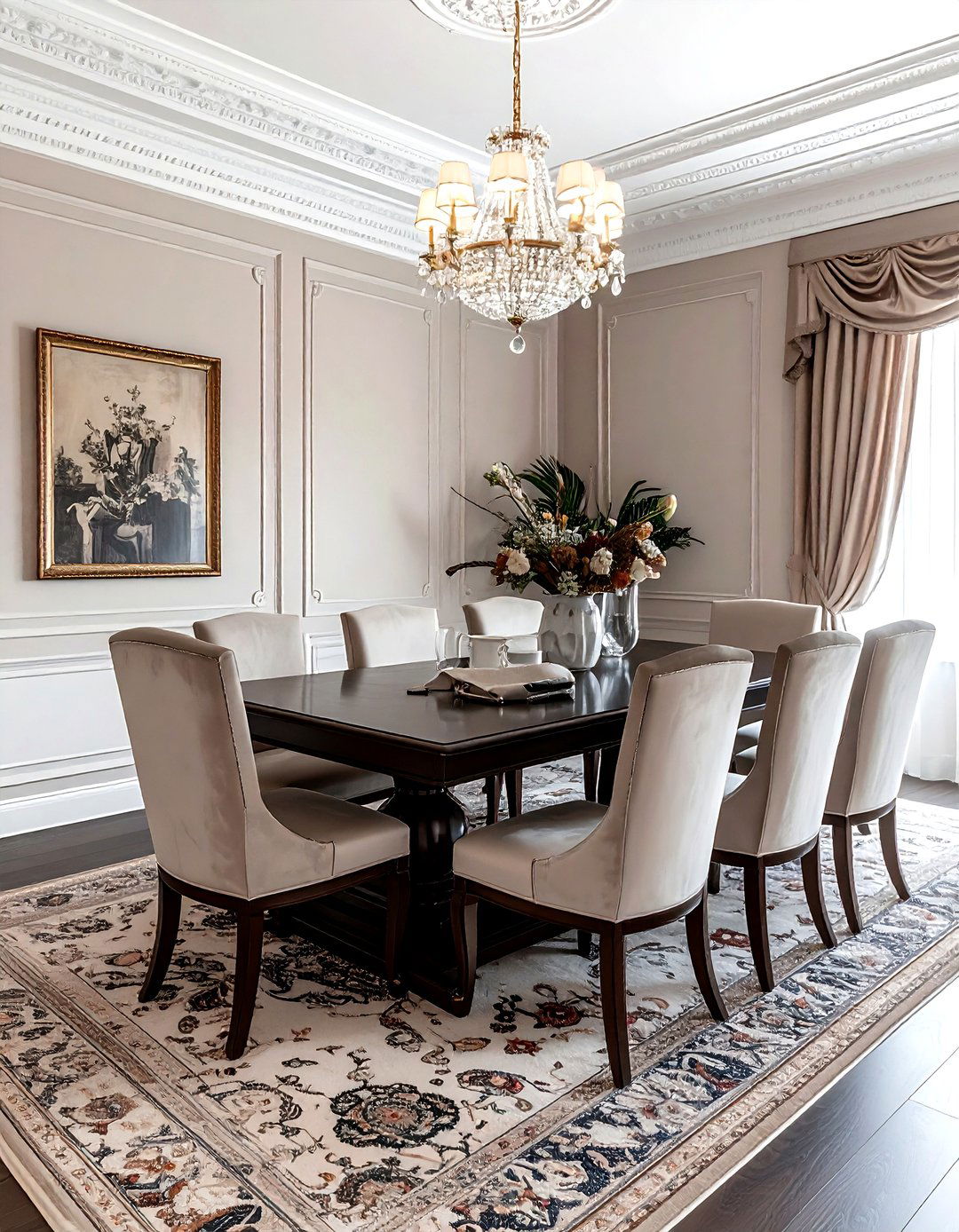 Formal Taupe Dining Room - 30 taupe dining room ideas