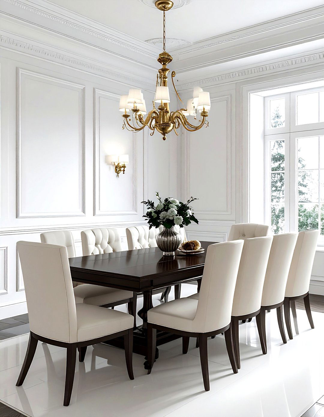 Formal Wainscoting Dining Room - 30 luxe dining room ideas