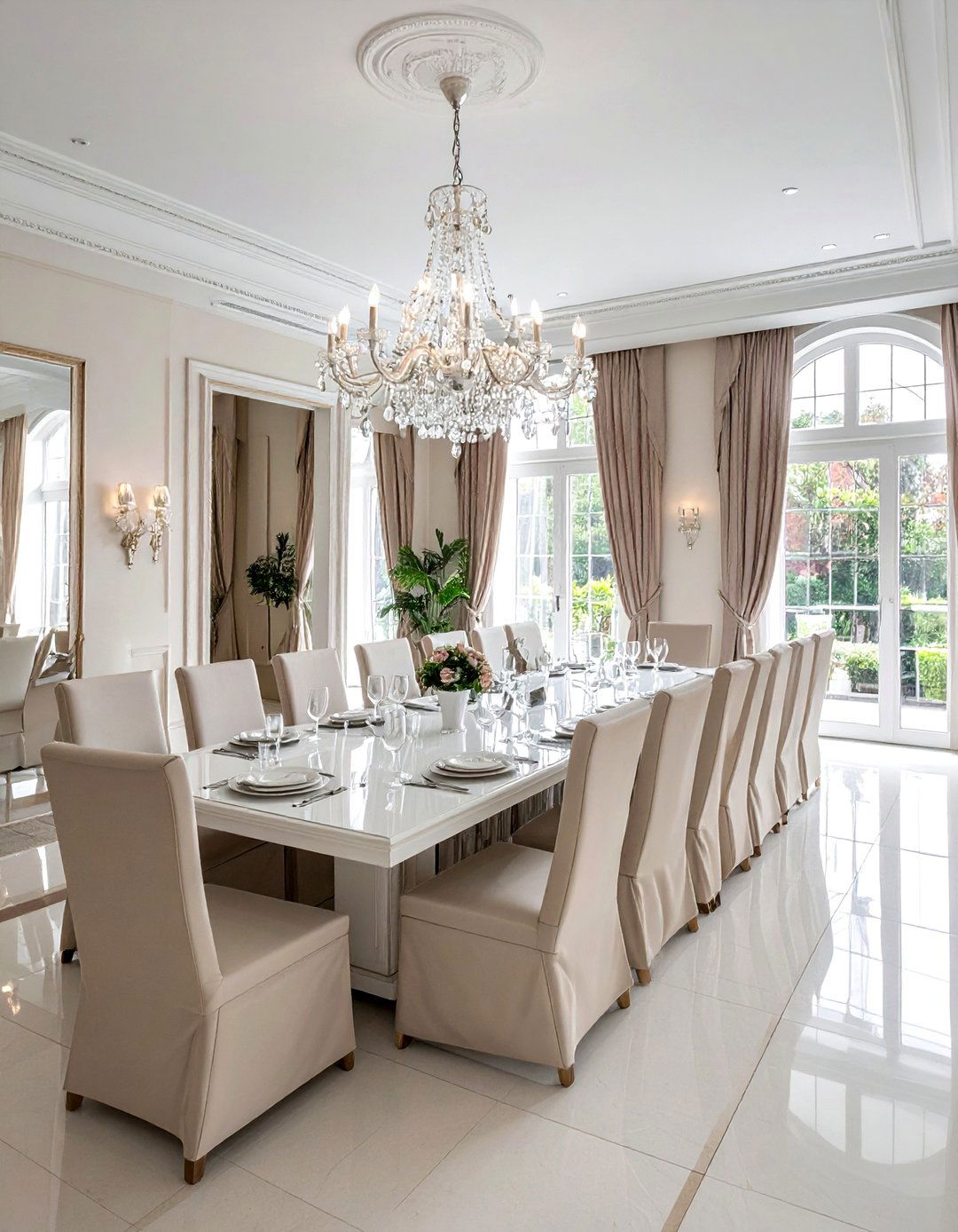 Formal banquet dining room - 30 palatial dining room ideas
