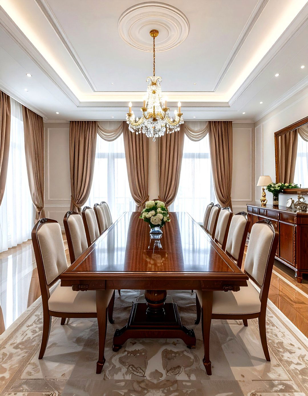 Formal dining room - 30 dining room room settings