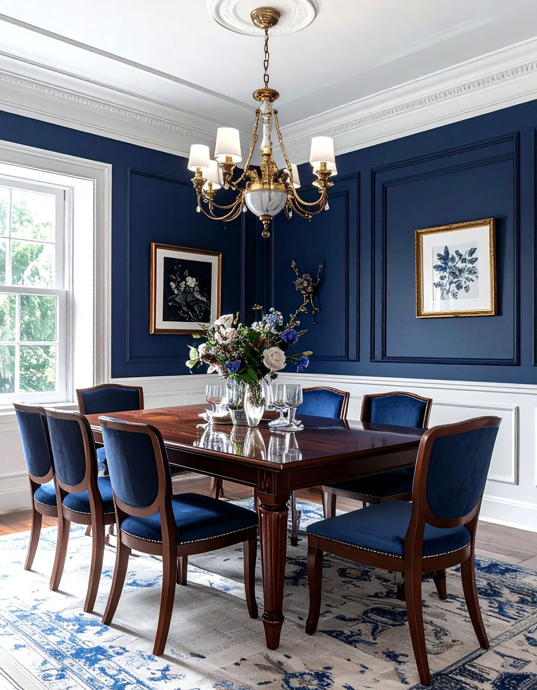 Formal dining room wainscoting - 30 new traditional dining room ideas