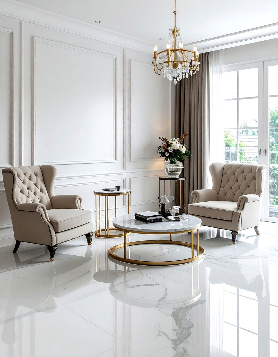 Formal living room - 30 living room staging ideas